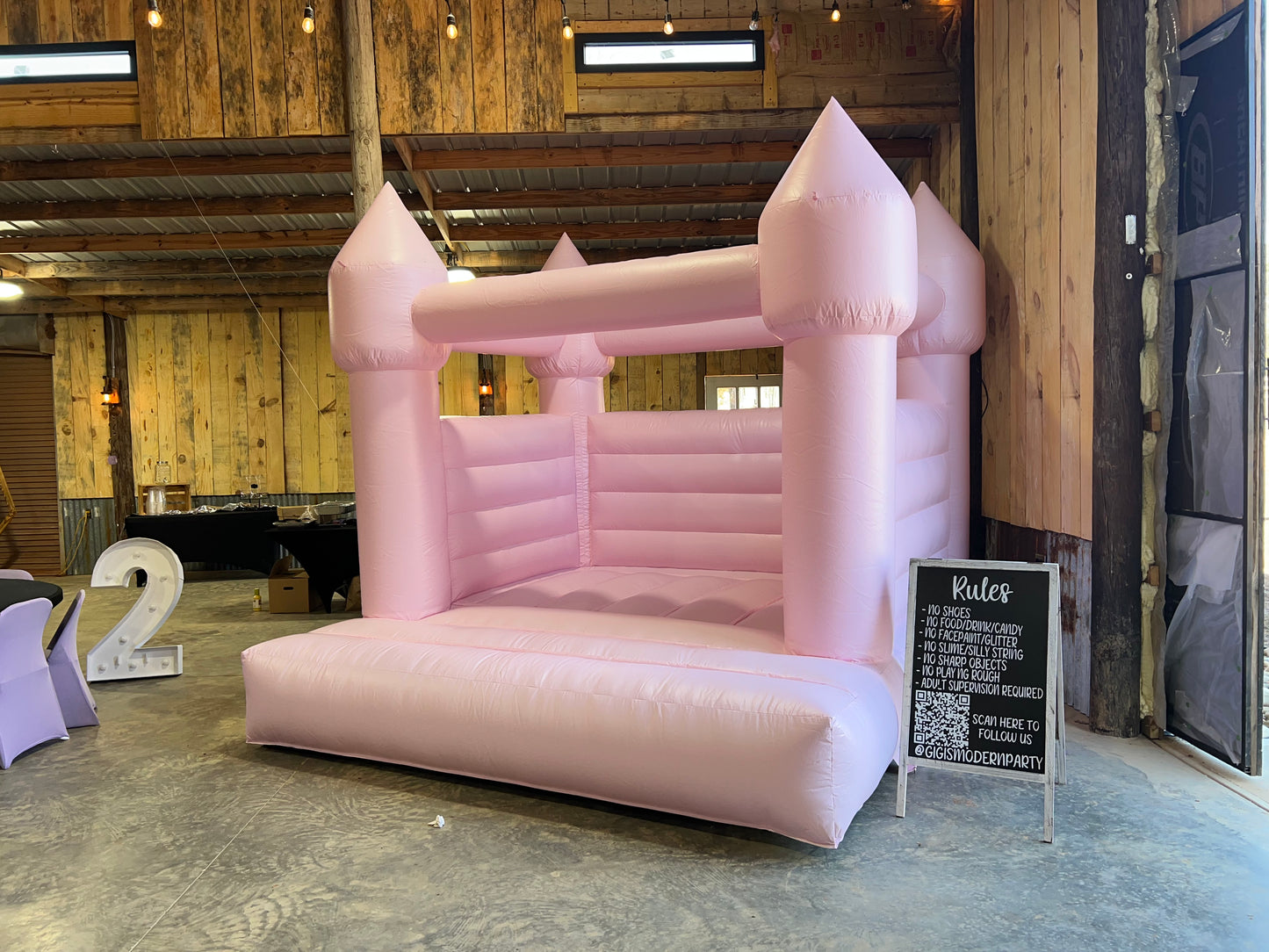COTTON CANDY BOUNCE CASTLE